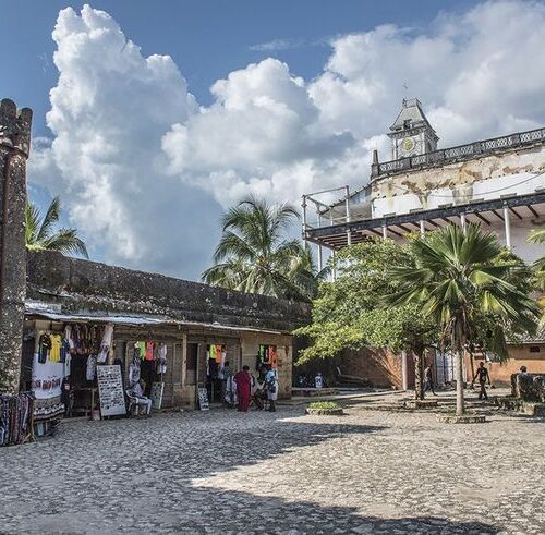 Historic streets of Stone Town in Zanzibar