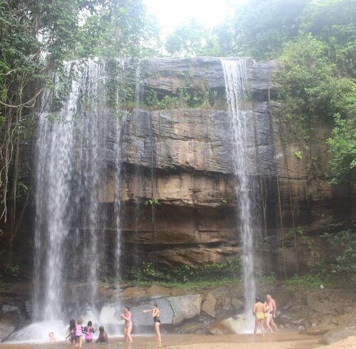 Sheldrick Falls in Shimba Hills National Reserve