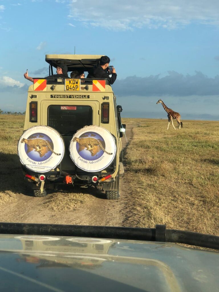 Game drive during a Kenya safari for What Should You pack for a Kenya Safari