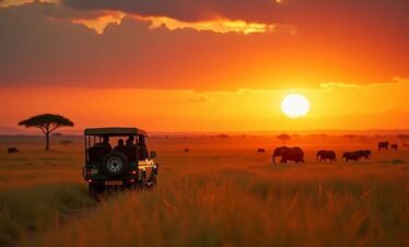 Wildlife game drive in Amboseli
