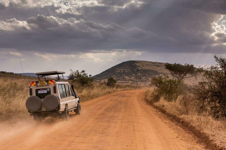 Safari vehicle during a 9 Days Kenya and Beach Safari