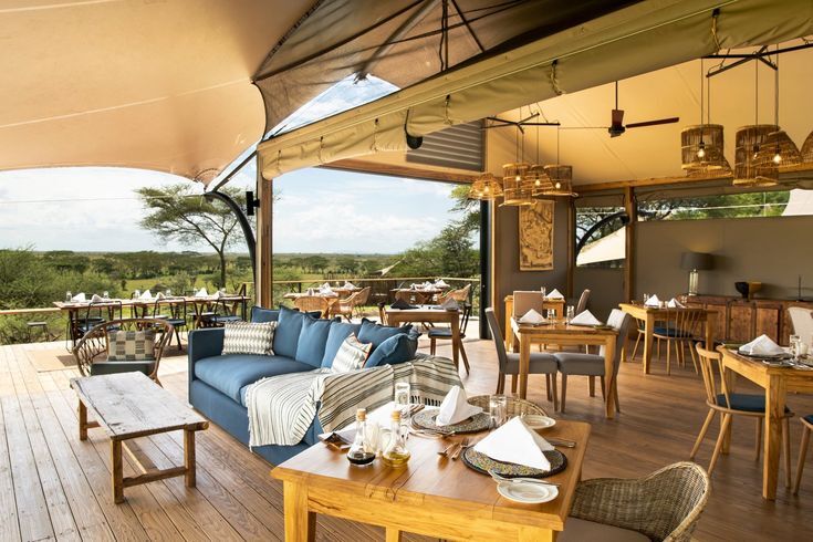 Luxury tented camp featured in luxury safari packages